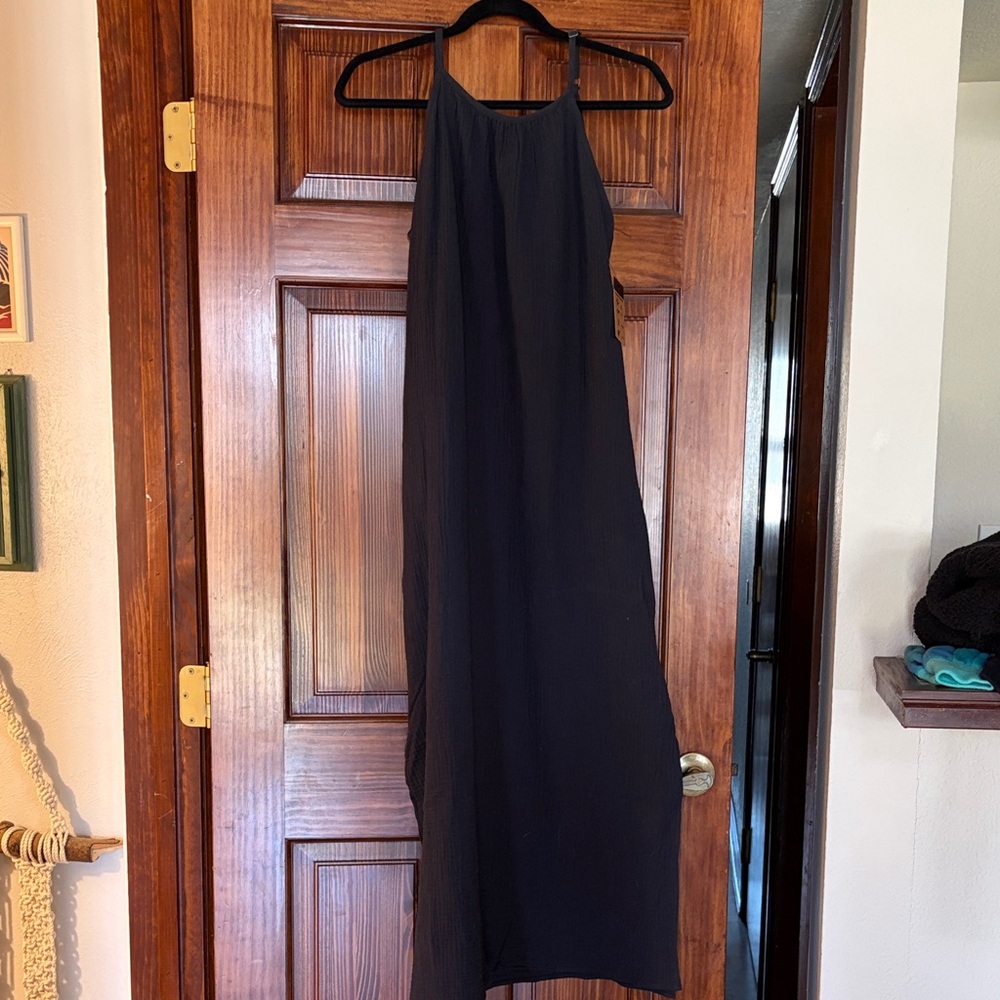NWT Cotton Poplin Maxi Dress sz S